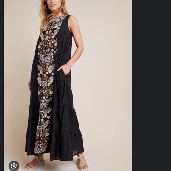 Samant Chauhan x Anthropologie maxi dress - Picture 2 of 8